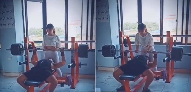 clip nhấp nhô ở phòng gym