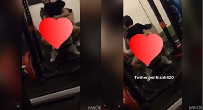 clip nhấp nh&ocirc; ở ph&ograve;ng gym