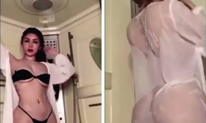 Clip cô giáo Trang khoe khoe body chảy nước tại nhà tắm