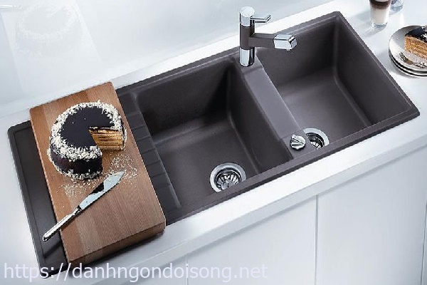 Kích thước bồn rửa chén bát đôi có bàn