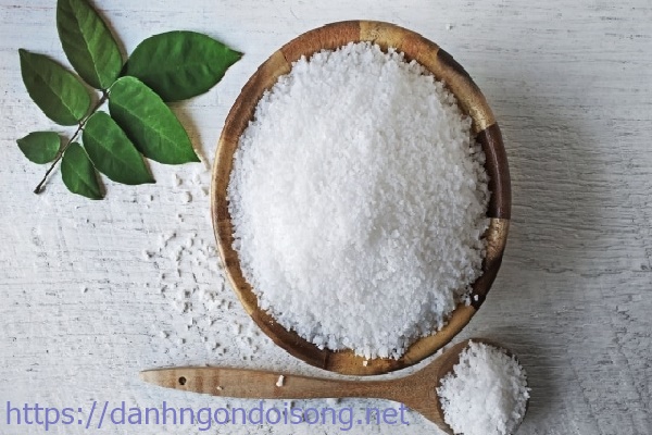 Khử m&ugrave;i h&ocirc;i bồn rửa ch&eacute;n bằng muối