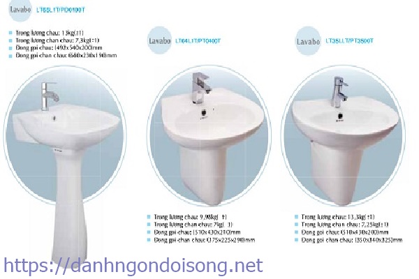 K&iacute;ch thước lavabo h&atilde;ng Thi&ecirc;n Thanh