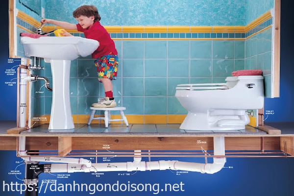 Sử dụng nước th&ocirc;ng cống l&agrave;m sạch hệ thống nh&agrave; cầu