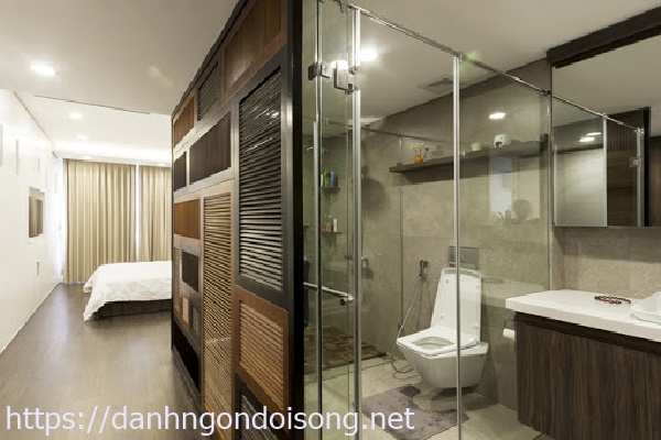 Thiết kế nhà vệ sinh trong phòng ngủ