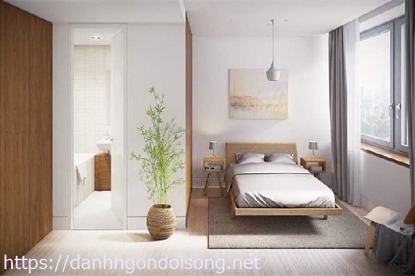 Thiết kế nh&agrave; vệ sinh trong ph&ograve;ng ngủ 15m2