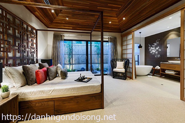 Thiết kế nh&agrave; vệ sinh trong ph&ograve;ng ngủ 25m2 chuẩn