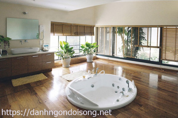 Thiết kế nhà vệ sinh trong phòng ngủ độc đáo