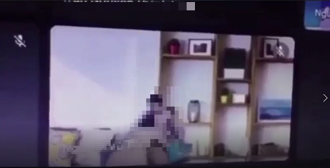 link full clip cặp đ&ocirc;i sinh vi&ecirc;n đang l&agrave;m chuyện ấy m&agrave; qu&ecirc;n tắt camera khi học online 27 gi&acirc;y
