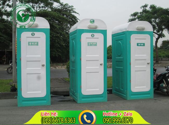 Dịch vụ cho thu&ecirc; nh&agrave; vệ sinh di động cao cấp M&ocirc;i Trường Xanh