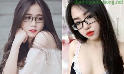 Top ảnh gái xinh đeo mắt kính dễ thương
