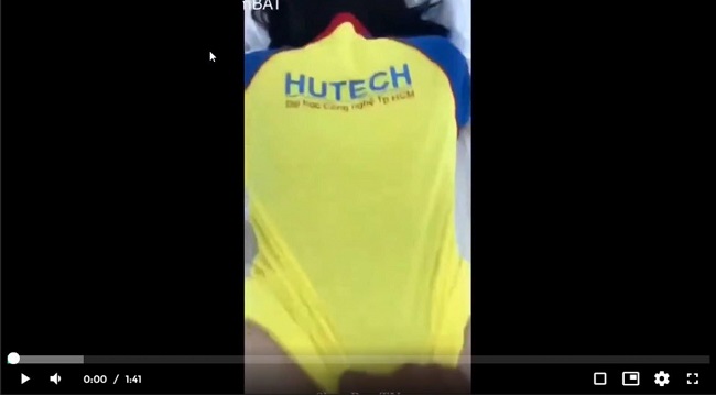 clip nóng sinh viên trường HUTECH gần đây