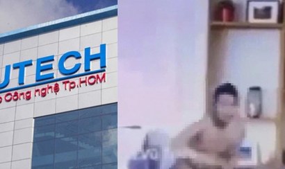 Clip nóng sinh viên trường HUTECH làm chuyện ấy khi học online
