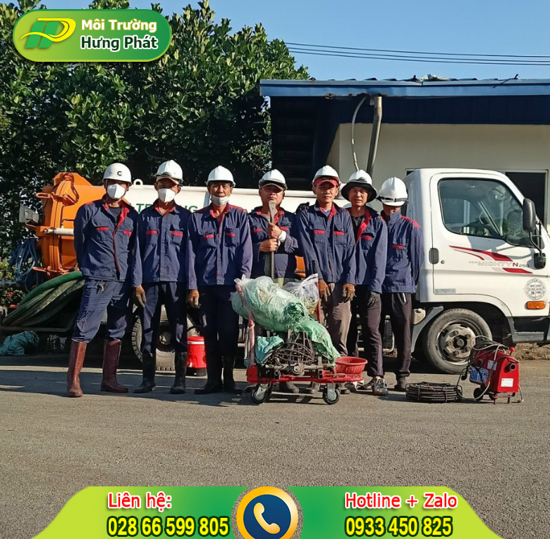 Nạo v&eacute;t hố ga huyện B&igrave;nh Ch&aacute;nh Hưng Ph&aacute;t sử dụng trang thiết bị hiện đại