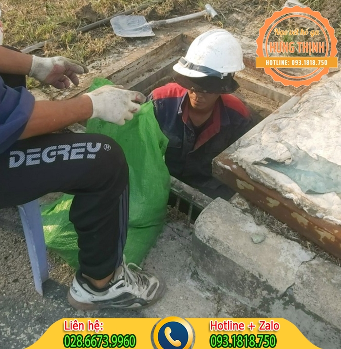 Quy tr&igrave;nh nạo v&eacute;t hố ga TPHCM thi c&ocirc;ng gồm c&aacute;c bước