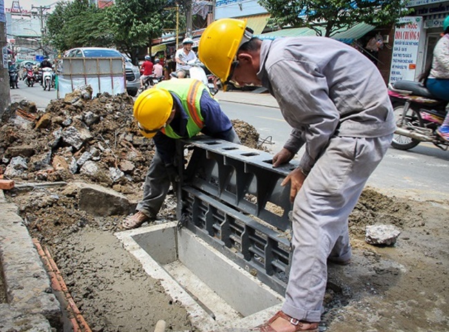Nạo v&eacute;t hố ga quận 8 c&ocirc;ng ty Đức Cường chất lượng cao