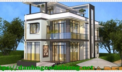 Mẫu nhà đẹp phù hợp cho việc nghĩ dưỡng của gia đình.