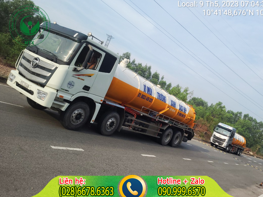 Dịch vụ thu gom b&ugrave;n thải c&ocirc;ng nghiệp