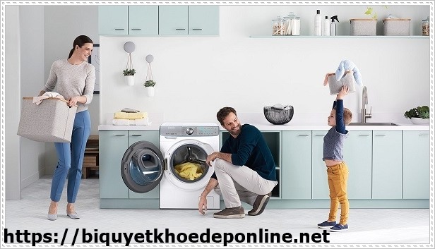vệ sinh m&aacute;y giặt an to&agrave;n, hiệu quả